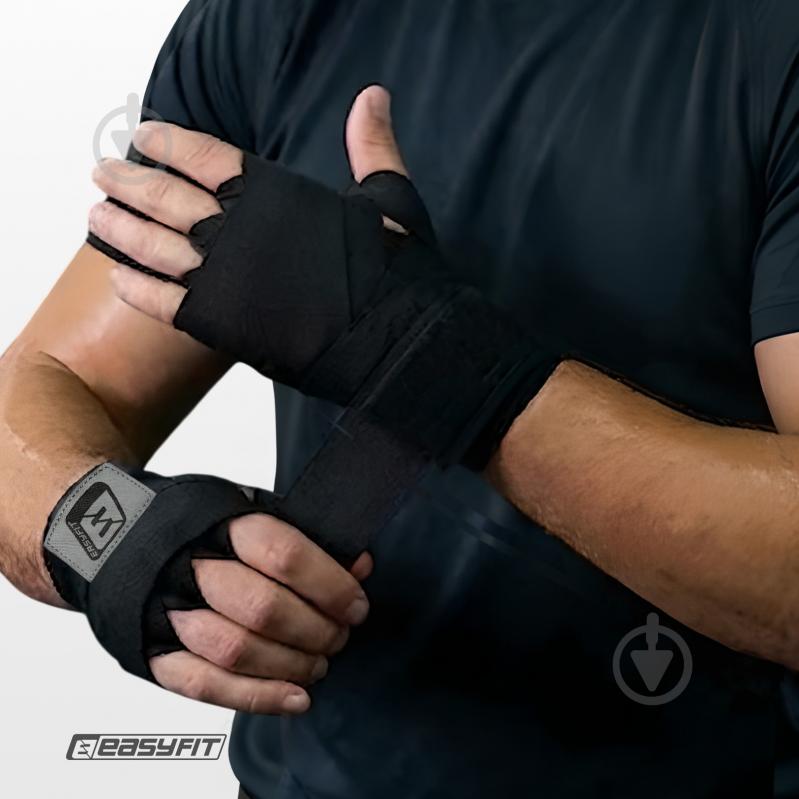 Бинт EasyFit Classic Wrap 400 см EF-0374-40-bk - фото 5