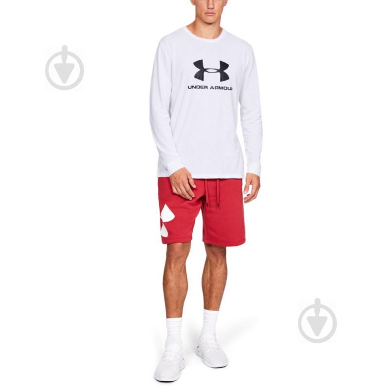 Футболка Under Armour SPORTSTYLE LOGO LS 1329283-100 р.S білий - фото 1