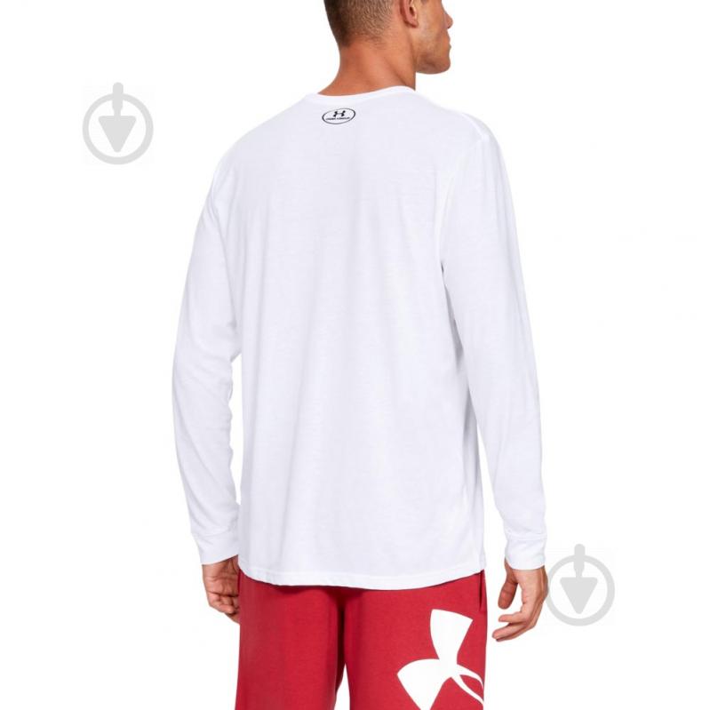 Футболка Under Armour SPORTSTYLE LOGO LS 1329283-100 р.S білий - фото 2