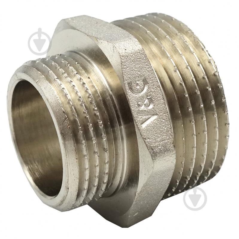 Ніпель редукційний ЗЗ V&G VALOGIN 3/8"х1/4" VG-203201 - фото 2