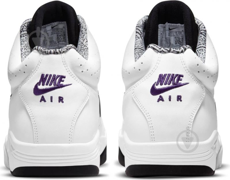 Кроссовки мужские демисезонные Nike AIR FLIGHT LITE MID DJ2518-100 р.41 белые - фото 5