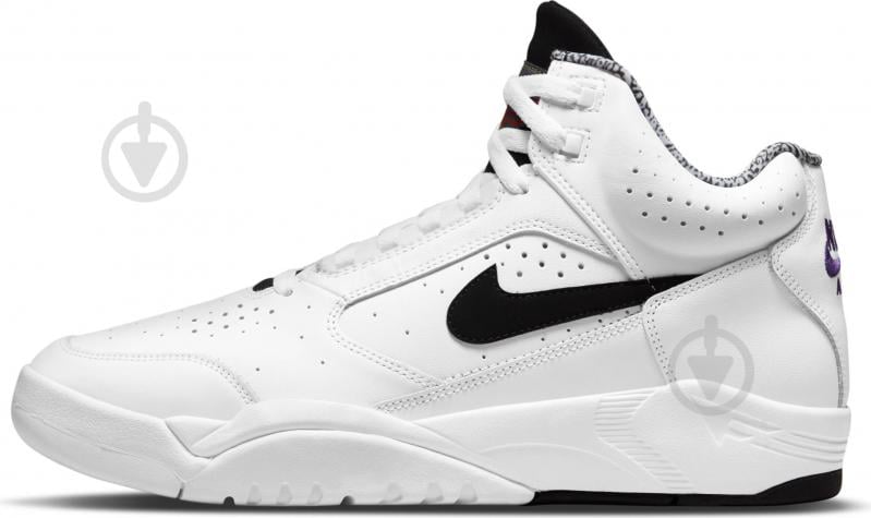 Кросівки чоловічі демісезонні Nike AIR FLIGHT LITE MID DJ2518-100 р.44,5 білі - фото 1