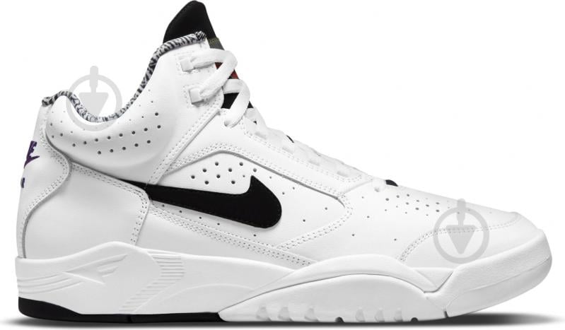 Кросівки чоловічі демісезонні Nike AIR FLIGHT LITE MID DJ2518-100 р.44,5 білі - фото 3