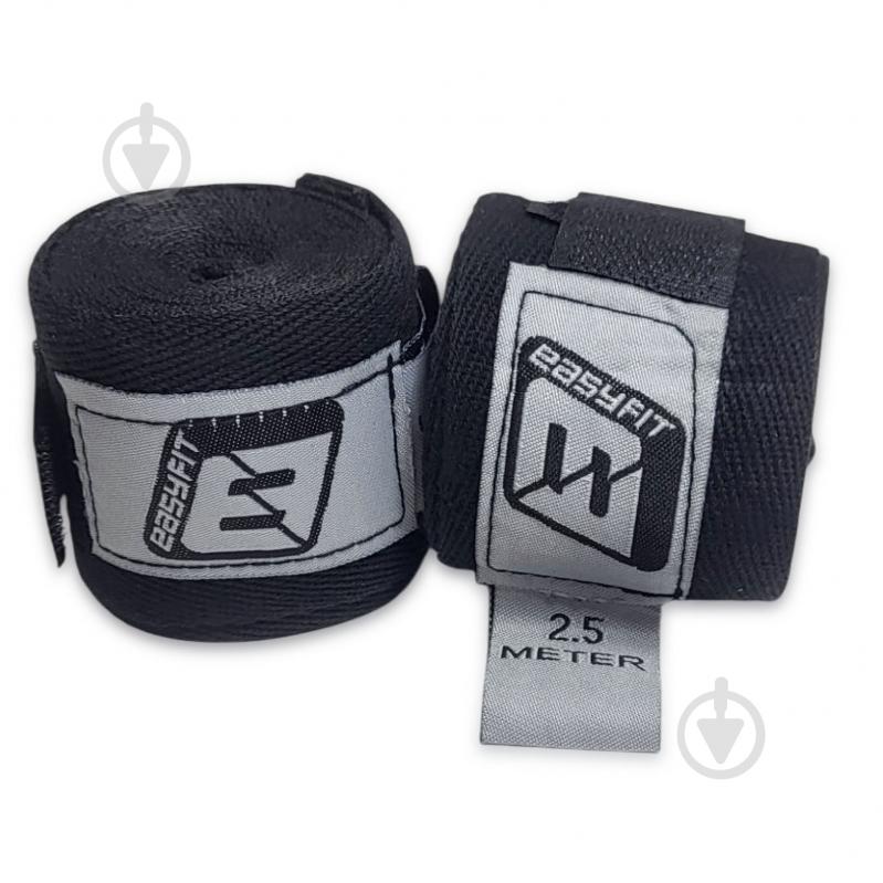 Бинт EasyFit Classic Wrap 250 см EF-0374-25-bk - фото 1 Бинт EasyFit Classic Wrap 250 см EF-0374-25-bk - фото 1