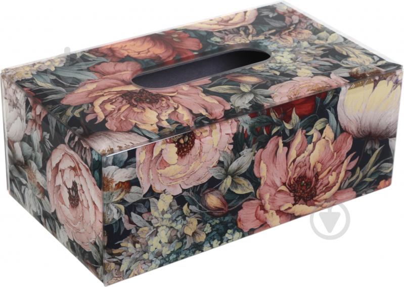 Салфетница Inari Urban 22.5х13х9.5 см бело-синяя - фото 1