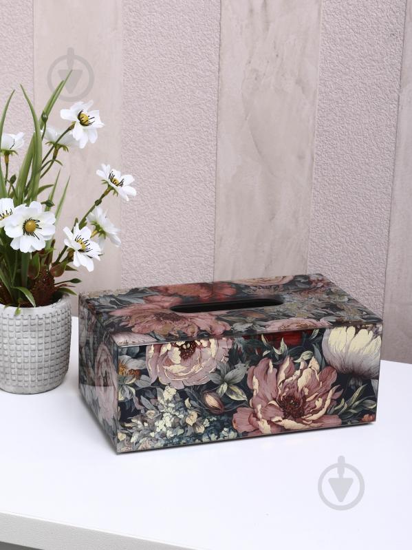 Салфетница Inari Urban 22.5х13х9.5 см бело-синяя - фото 5