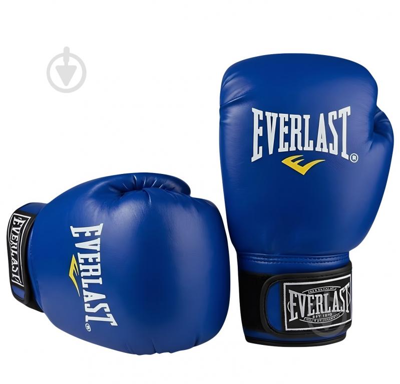 Боксерские перчатки EasyFit р. 6 унций (6 oz) синий - фото 1 Боксерские перчатки EasyFit р. 6 унций (6 oz) синий - фото 1