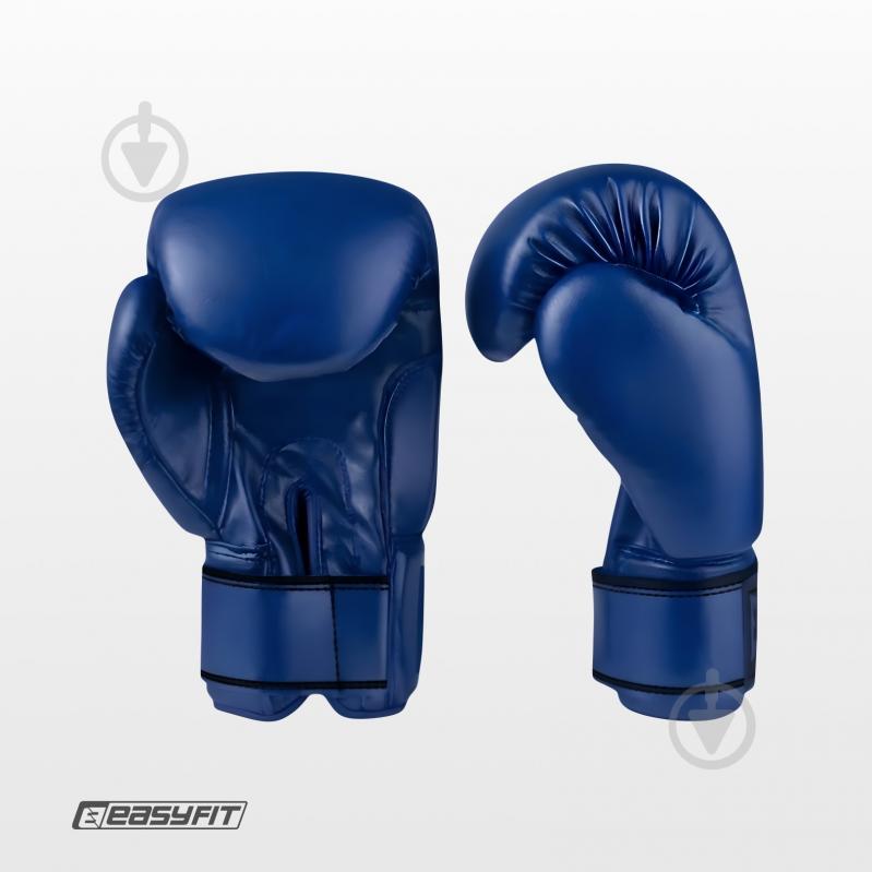 Боксерські рукавиці EasyFit р. 8 унцій (8 oz) синій - фото 6