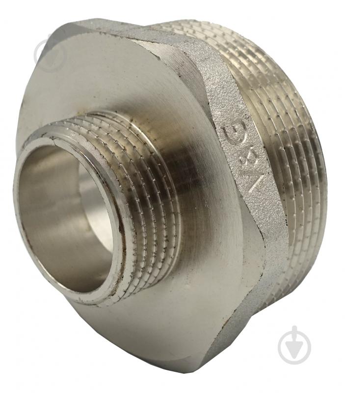 Ніпель редукційний ЗЗ V&G VALOGIN 1 1/4"х1/2" VG-203207 - фото 2