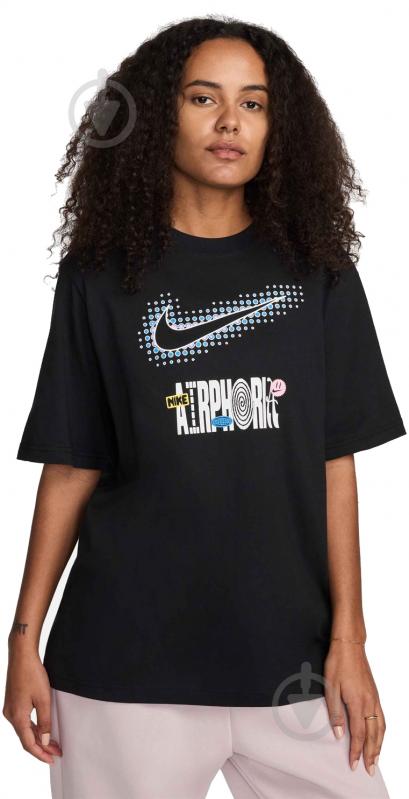 Футболка Nike W NSW TEE OC2 BF FESTIVAL FV4262-010 р.S черный - фото 1