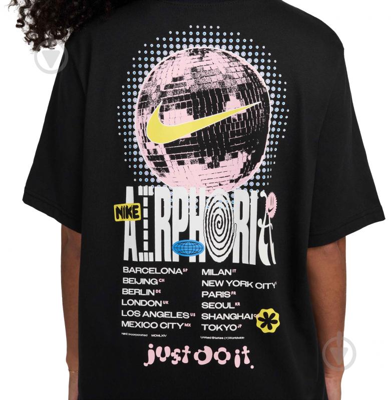 Футболка Nike W NSW TEE OC2 BF FESTIVAL FV4262-010 р.S черный - фото 5