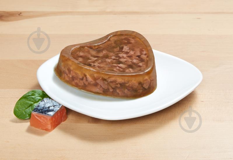 Корм вологий для дорослих котів Vitakraft Poesie + salmon MSC &spinach 85 г - фото 2