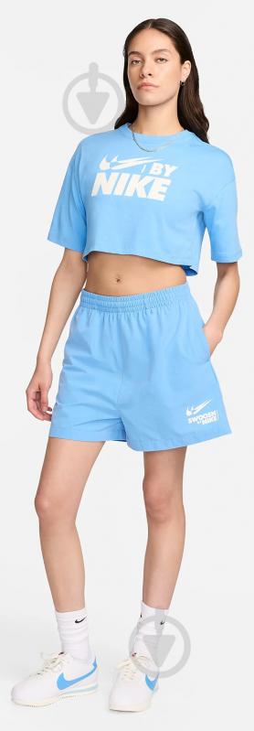 Шорты Nike W NSW WOVEN SHORT GLS HF5529-412 р. M голубой - фото 8