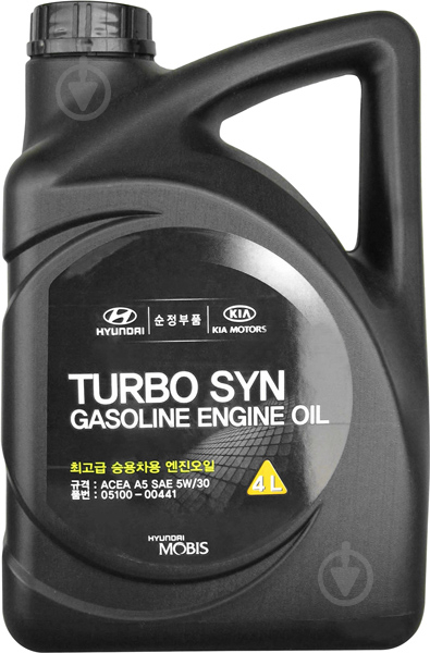 Моторное масло Hyundai/Kia Turbo SYN Gasoline 5W-30 4 л (0510000441) - фото 1