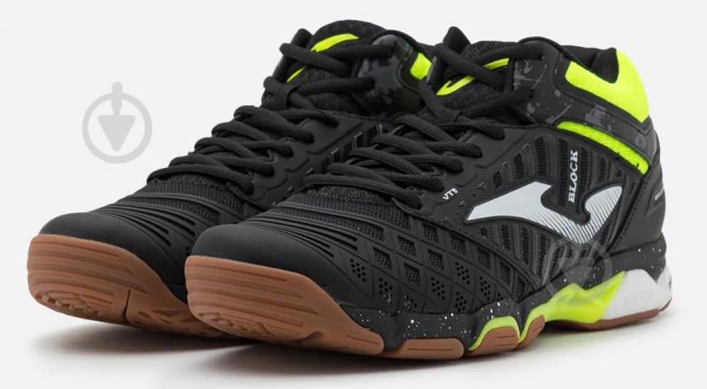 Кроссовки мужские Joma V.BLOK MEN 2401 NEGRO AMARILLO FLUOR VBLOKS2401 р.41 черные - фото 3