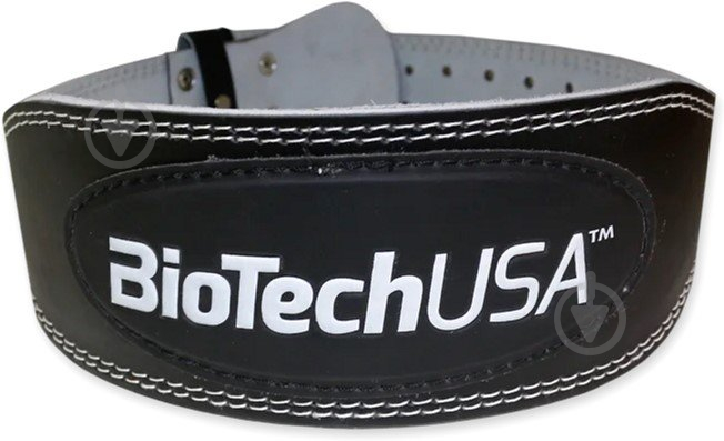 Пояс для тяжелой атлетики BioTech Leather (P)Austin 1 XL черный - фото 1