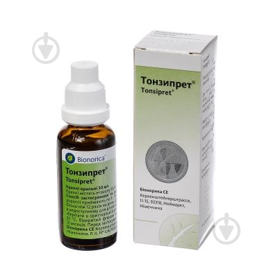 Тонзипрет краплі 2 г 30 мл - фото 1 Тонзипрет краплі 2 г 30 мл - фото 1
