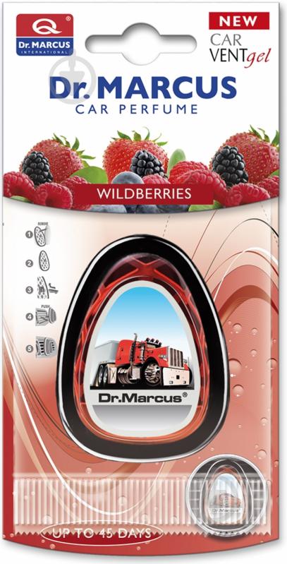Ароматизатор на дефлектор DR. MARCUS Car Vent Gel лесные ягоды - фото 1 Ароматизатор на дефлектор DR. MARCUS Car Vent Gel лесные ягоды - фото 1