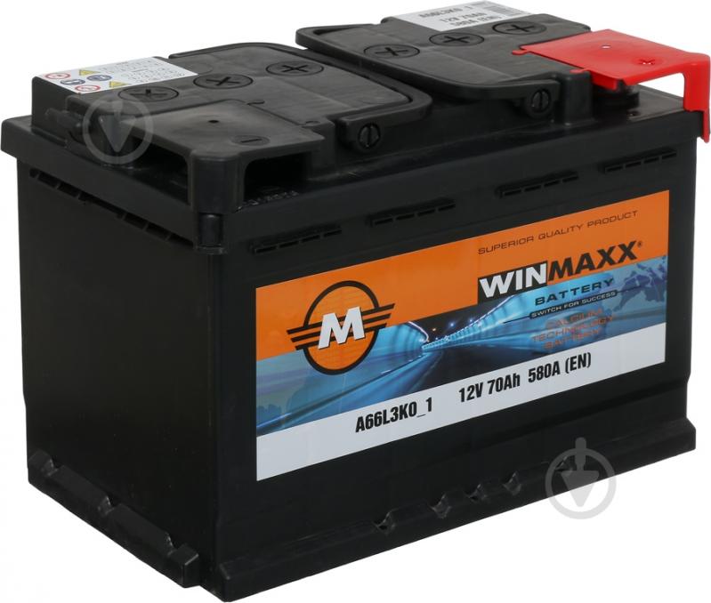 Акумулятор автомобільний Monbat Winmaxx A66L3W0_1 70Ah 580A 12V «+» праворуч (A66L3W0_1) - фото 1 Акумулятор автомобільний Monbat Winmaxx A66L3W0_1 70Ah 580A 12V «+» праворуч (A66L3W0_1) - фото 1