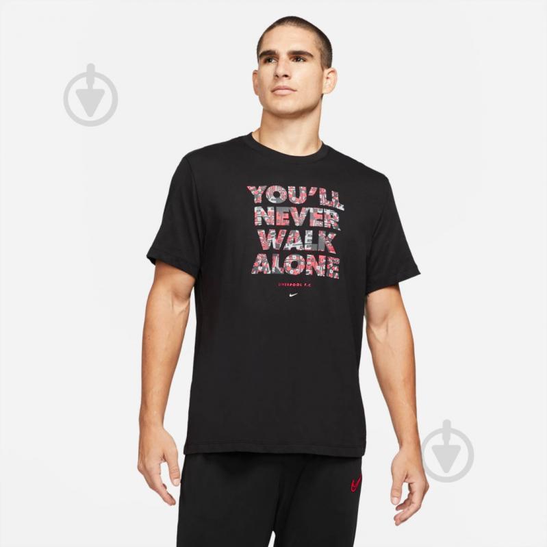 Футболка Nike LFC M NK TEE VOICE DA3993-010 р.L черный - фото 1