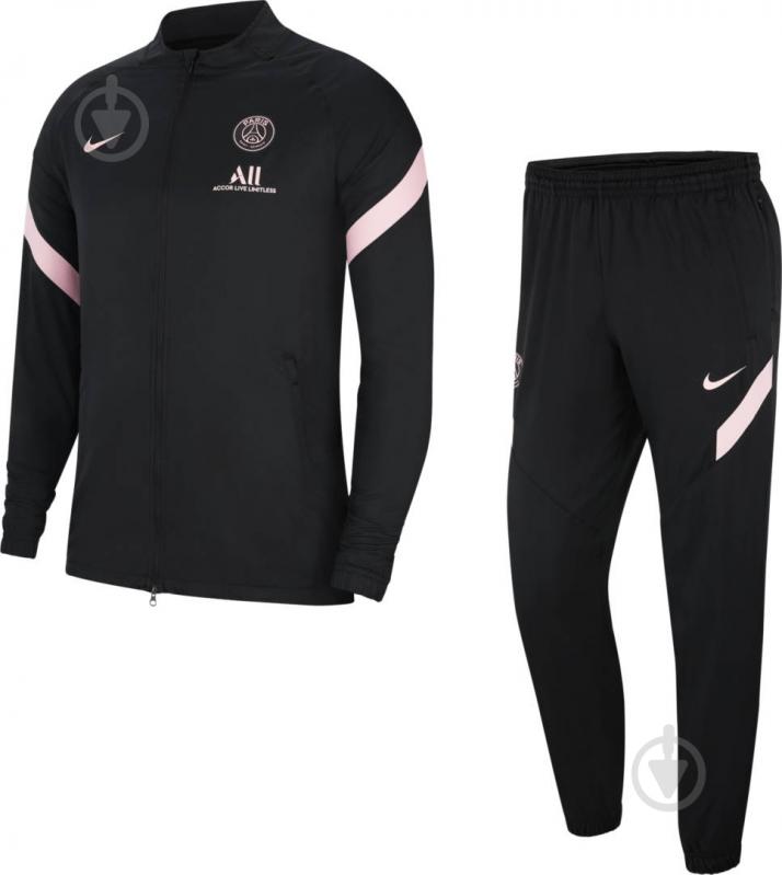 Спортивный костюм Nike PSG MNK DF STRKE TRKSUIT W AW DH0749-011 р. L черный - фото 1