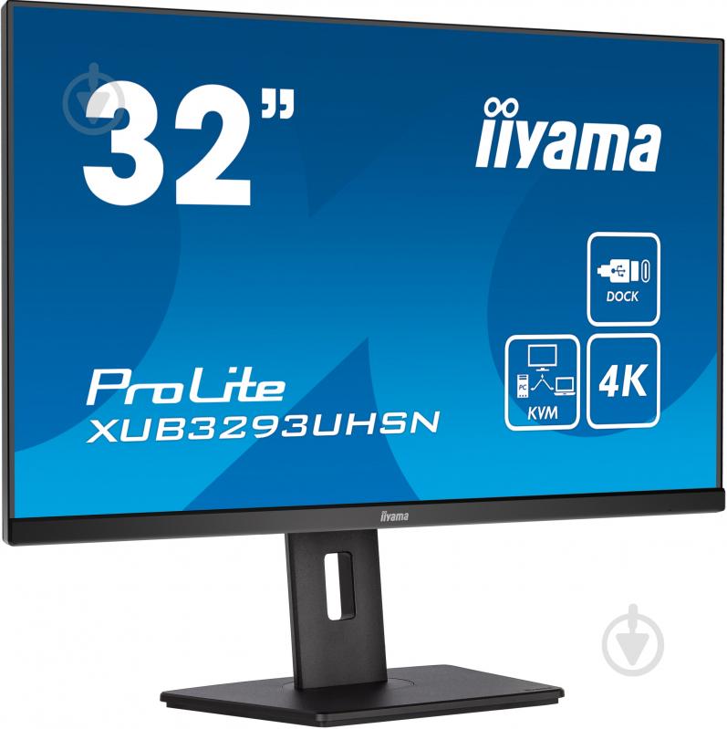 Монитор Iiyama Prolite XUB3293UHSN 31,5" (XUB3293UHSN-B5) - фото 2