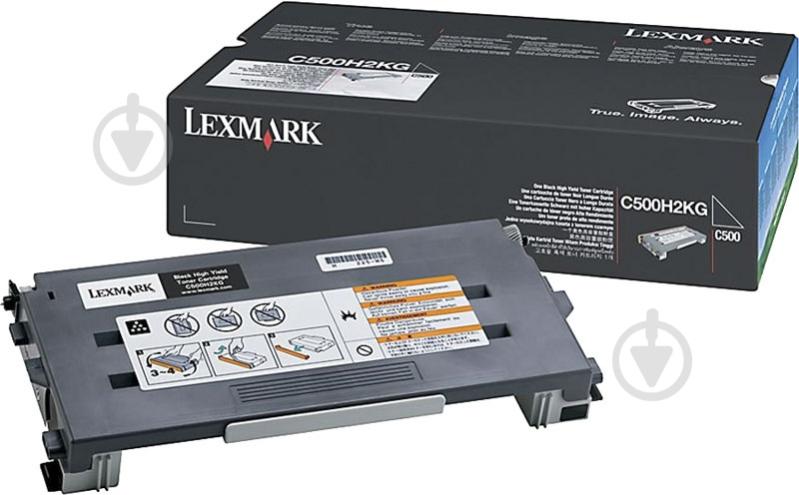 Картридж Lexmark C500H2KG black - фото 1 Картридж Lexmark C500H2KG black - фото 1