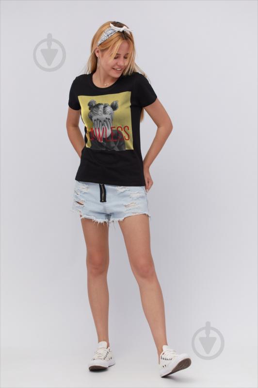 Футболка YAPPI Basic WB1011 р.S черный - фото 2