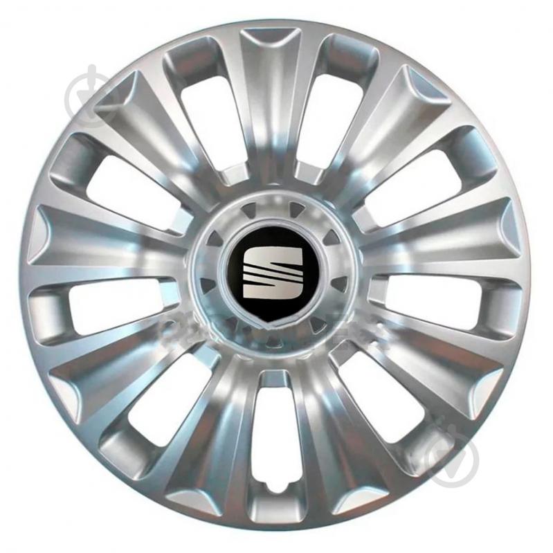 Ковпак для коліс VW 7M7601147A091REF срібний (7M7601147A091REF) - фото 1
