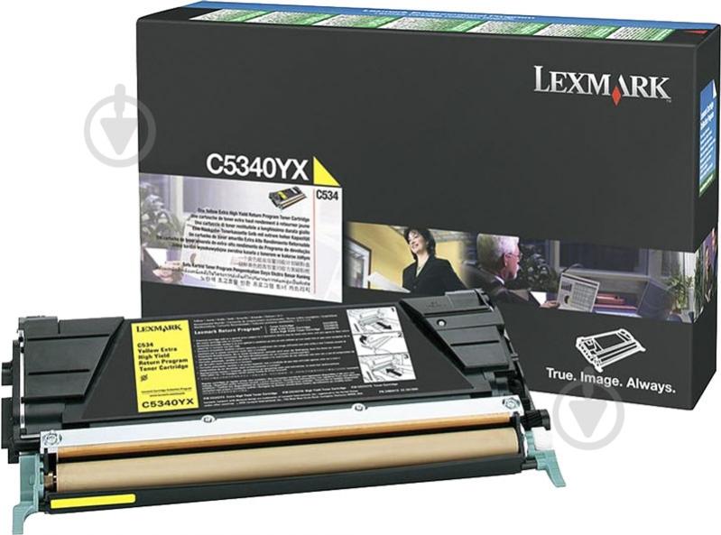 Картридж Lexmark Yellow C5340YX желтый - фото 1 Картридж Lexmark Yellow C5340YX желтый - фото 1