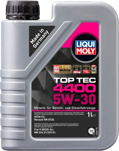Моторное масло синтетическое Liqui Moly Top Tec 4400 5W-30 1 л (2319) - фото 1 Моторное масло синтетическое Liqui Moly Top Tec 4400 5W-30 1 л (2319) - фото 1