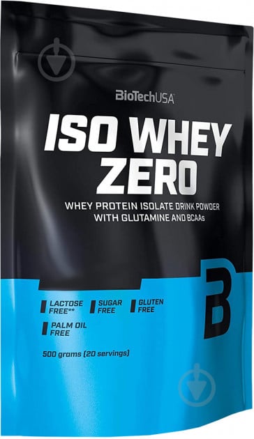 Суміш протеїнова BioTechUSA IsoWhey Zero Lactose Free шоколадний тоффі 25 г - фото 1