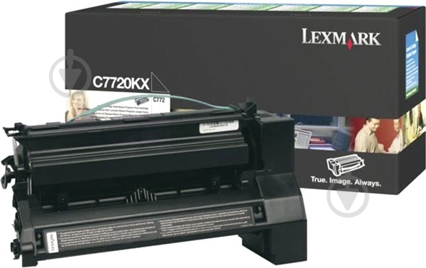 Картридж Lexmark Black C7720KX черный - фото 1 Картридж Lexmark Black C7720KX черный - фото 1