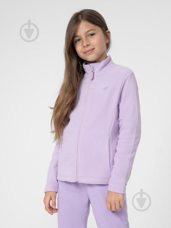 Джемпер 4F 4FJSS23TFLEF092-52S р. 140 фіолетовий - фото 1