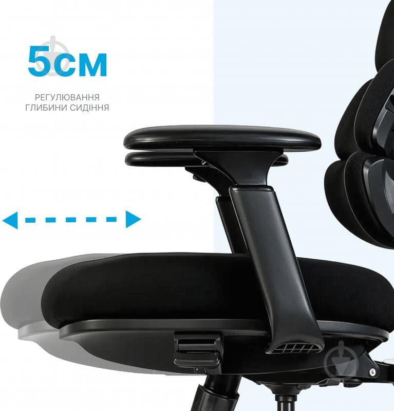 Кресло офисное OfficePro FlexCore ОС120B Grey серый - фото 13 Кресло офисное OfficePro FlexCore ОС120B Grey серый - фото 13