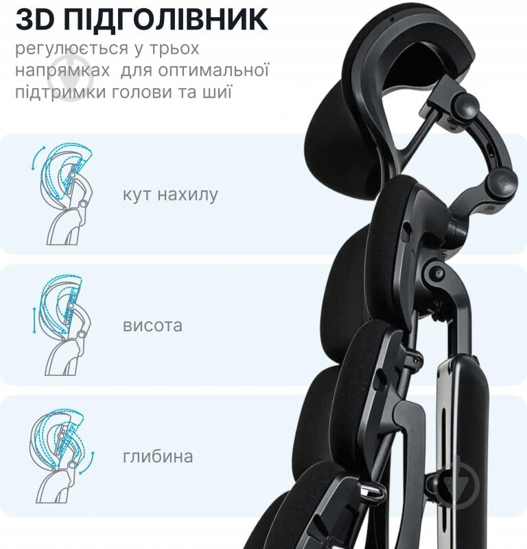 Кресло офисное OfficePro FlexCore ОС120B Grey серый - фото 15 Кресло офисное OfficePro FlexCore ОС120B Grey серый - фото 15