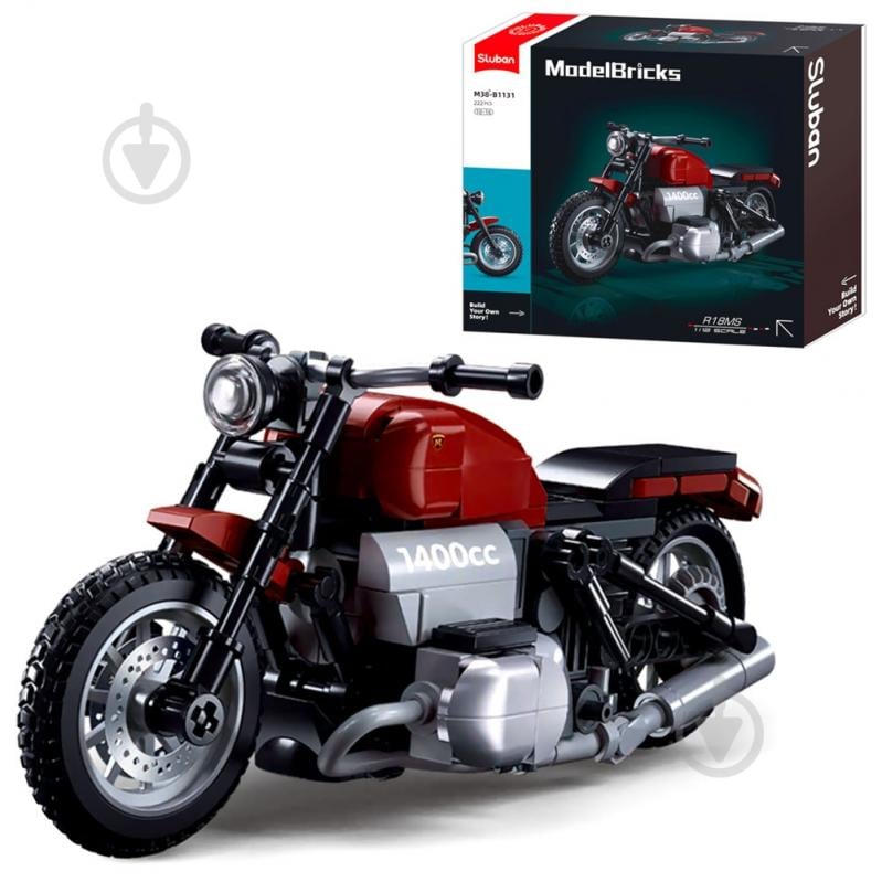 Конструктор Sluban Model Bricks Мотоцикл M38-B1131 - фото 1