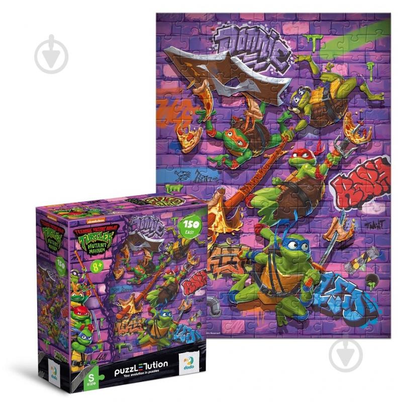 Пазл DoDo Easy-S TMNT. Сила Черепашок 150 елементів 200526 - фото 2 Пазл DoDo Easy-S TMNT. Сила Черепашок 150 елементів 200526 - фото 2
