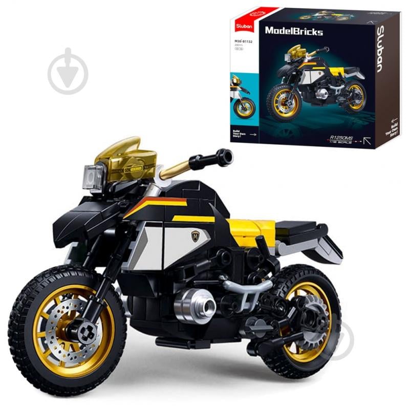 Конструктор Sluban Мотоцикл M38-B1132 - фото 1 Конструктор Sluban Мотоцикл M38-B1132 - фото 1