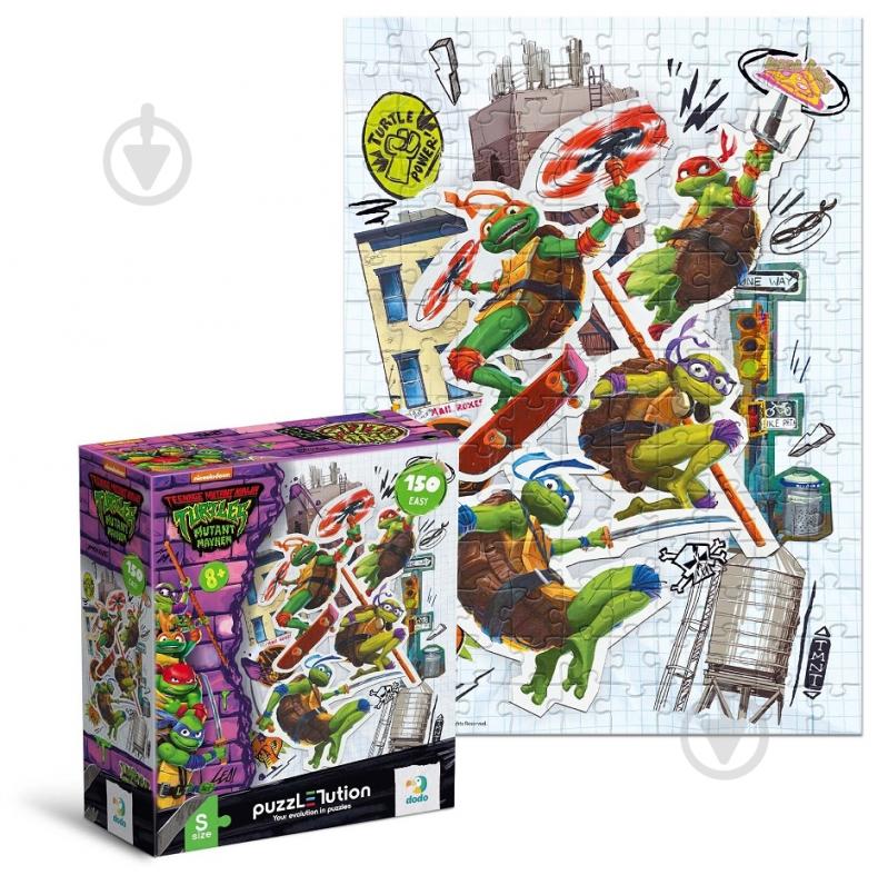 Пазл DoDo Easy-S TMNT. Команда Черепашок 150 елементів 200527 - фото 2 Пазл DoDo Easy-S TMNT. Команда Черепашок 150 елементів 200527 - фото 2