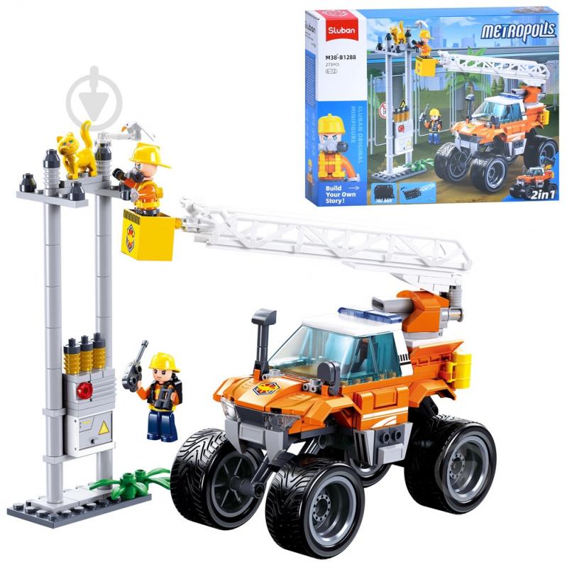 Конструктор Sluban Електричний стовп M38-B1288 - фото 1 Конструктор Sluban Електричний стовп M38-B1288 - фото 1