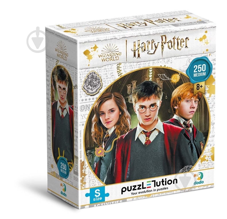 Пазл DoDo Medium-S Harry Potter. Гарри и друзья, 250 элементов 200498 - фото 1 Пазл DoDo Medium-S Harry Potter. Гарри и друзья, 250 элементов 200498 - фото 1