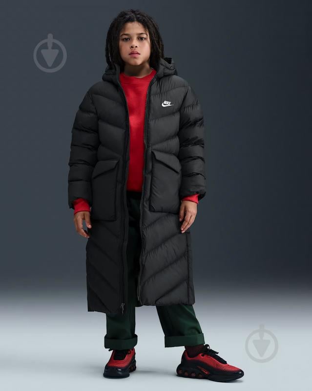 Куртка Nike K NSW TF ADP PUFFER PARKA HJ2538-010 р.L - фото 6