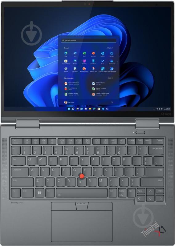 Ноутбук Lenovo ThinkPad X1 Yoga Gen 8 14" (21HQ005URA) storm grey - фото 9