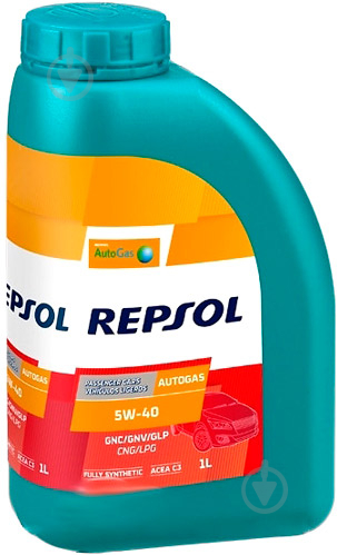 Моторне мастило Repsol Auto GAS 5W-40 1 л (RP033J51) - фото 1