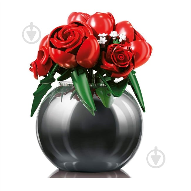 Конструктор Sluban Квіти у вазі троянди M38-P8061 - фото 2