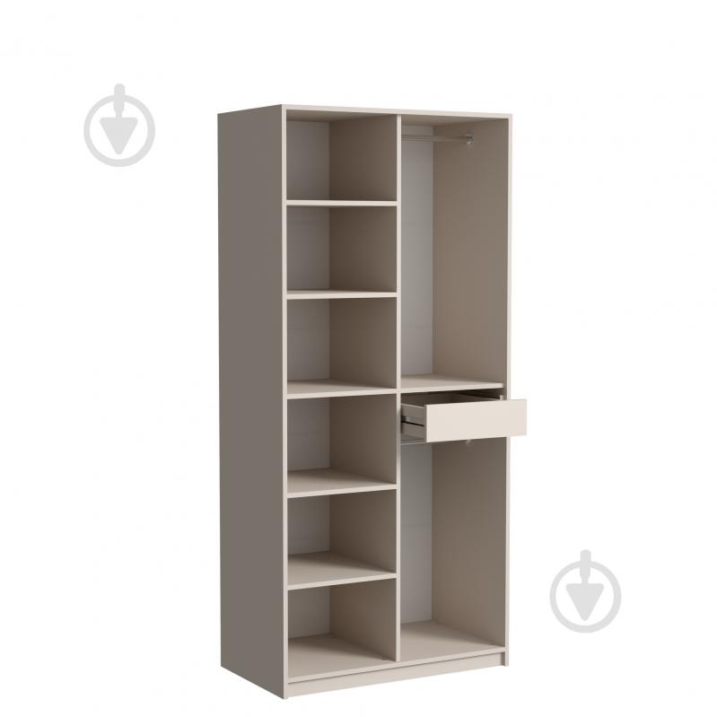 Шкаф Luxe Studio Loom 1012 2200х1012х564 мм светло-серый / светло-серый - фото 2 Шкаф Luxe Studio Loom 1012 2200х1012х564 мм светло-серый / светло-серый - фото 2