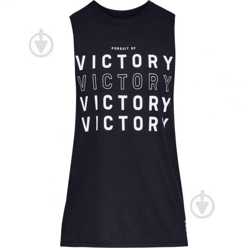 Майка Under Armour UA PURSUIT OF VICTORY SLEEVELESS 1329623-001 р.M черный - фото 4