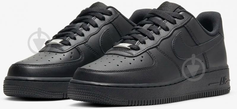 Кроссовки женские демисезонные Nike Air Force 1 '07 DD8959-001 р.40,5 черные - фото 4