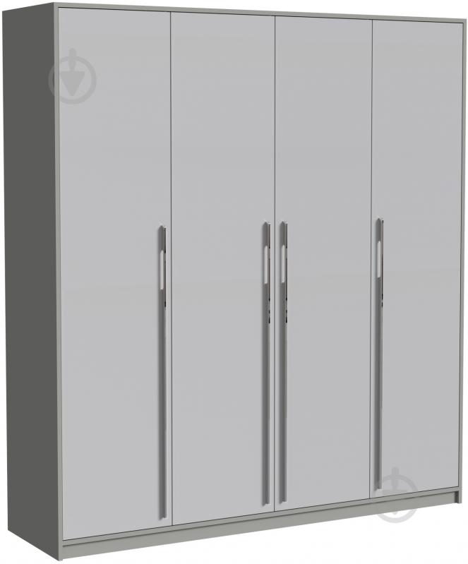 Шкаф Luxe Studio Loom 1988 2200х1988х564 мм шиншилла / светло-серый - фото 1 Шкаф Luxe Studio Loom 1988 2200х1988х564 мм шиншилла / светло-серый - фото 1